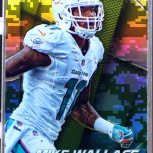 2014 Prizm Mike Wallace Camo Prizm #107 Dolphins