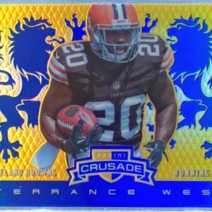 2014 Rookies & Stars Terrance West #37 Browns Rookie Crusade Blue