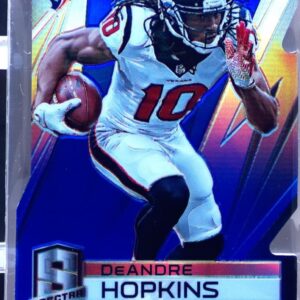2014 Spectra DeAndre Hopkins /25 #16 Texans Prizms Blue Die Cut
