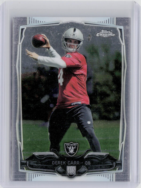2014 Topps Chrome Derek Carr RC #115 Raiders