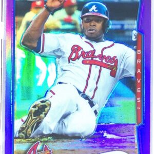 2014 Topps Chrome Justin Upton Purple Refractors #93 Braves