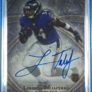 2014 Topps Five Star Lorenzo Taliaferro AU #FSA-LTA Ravens