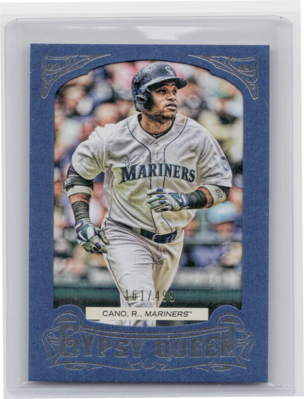 2014 Topps Gypsy Queen Robinson Cano Framed Blue SN499 #150 Mariners