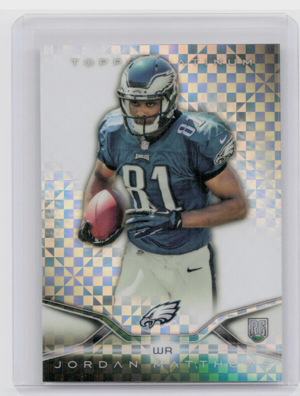 2014 Topps Platinum Jordan Matthews Xfractors #136 Eagles