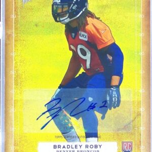 2014 Topps Turkey Red Bradley Roby Auto RC #58 Broncos Autographs