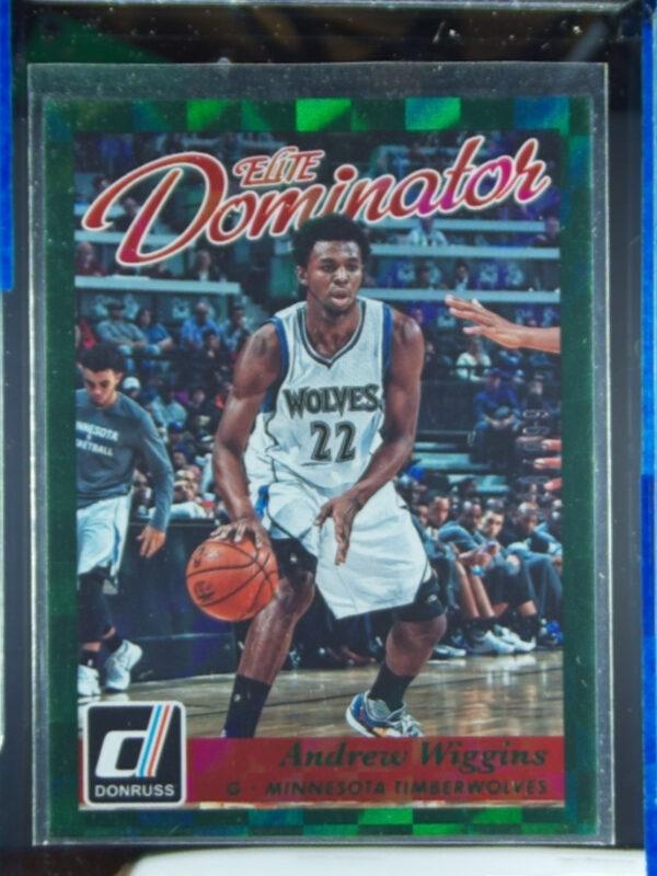 2015-16 Donruss Andrew Wiggins SN999 #14 Timberwolves Elite Dominator Veterans