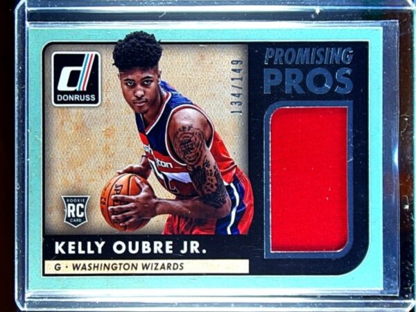 2015-16 Donruss Kelly Oubre Jr. /149 JSY #22 Wizards Promising Pros
