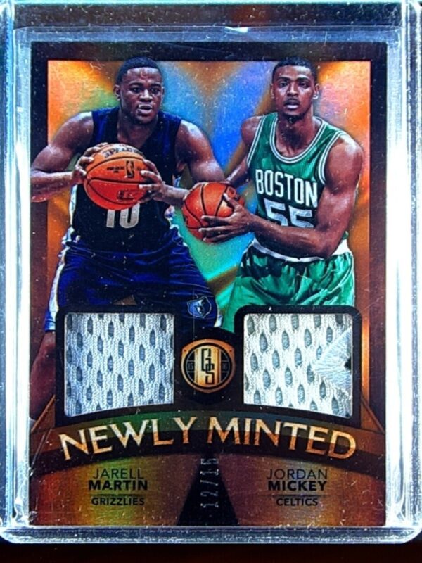 2015-16 Gold Standard Jarell Martin / Jordan Mickey /15 JSY #21 Celtics