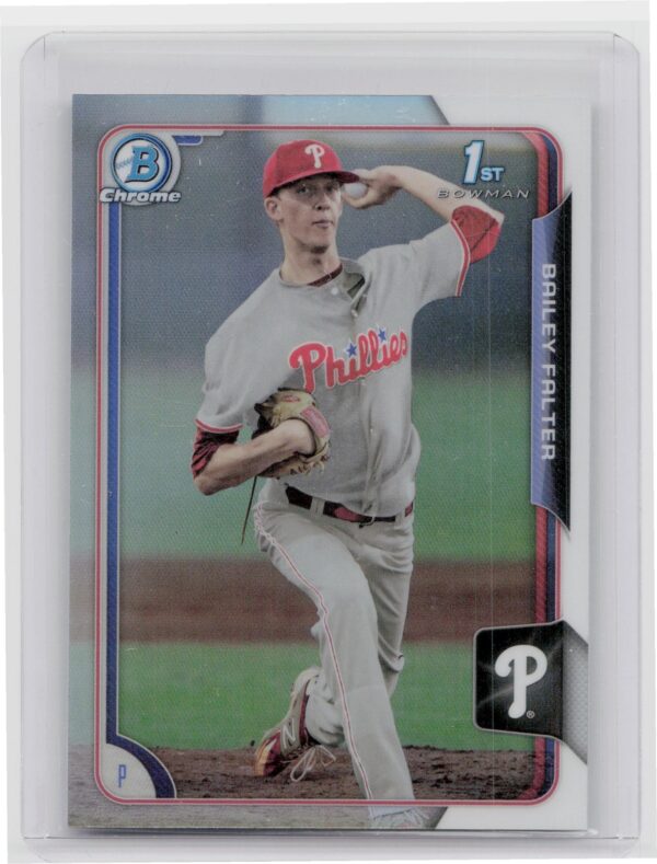 2015 Bowman Draft Bailey Falter Chrome Refractors #3 Phillies