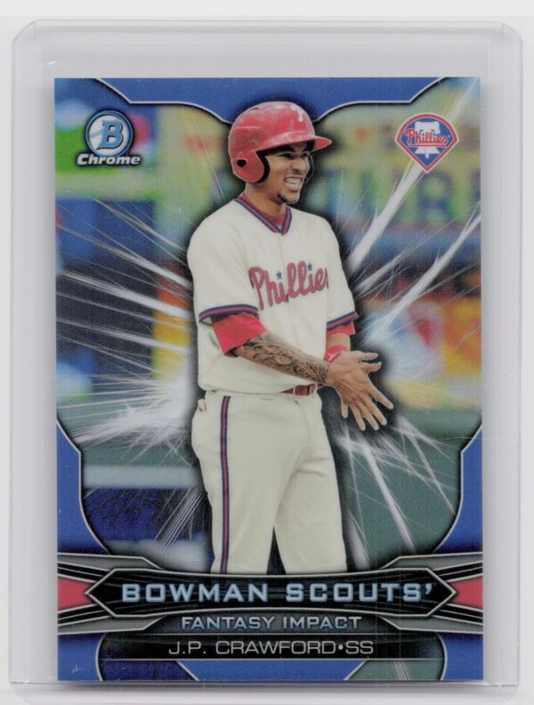 2015 Bowman Draft J.P. Crawford #BSI-JC Phillies Bowman Scouts' Fantasy Impacts