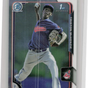 2015 Bowman Draft Triston McKenzie Chrome #96 Indians