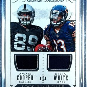 2015 NT Amari Cooper / Kevin White /99 JSY #RNGC-CW Bears Rookie NFL Gear Combo