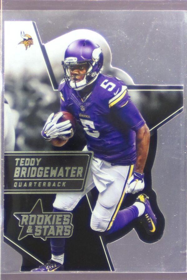 2015 Panini Rookies & Stars Teddy Bridgewater #RSS9 Vikings Stars Die Cuts