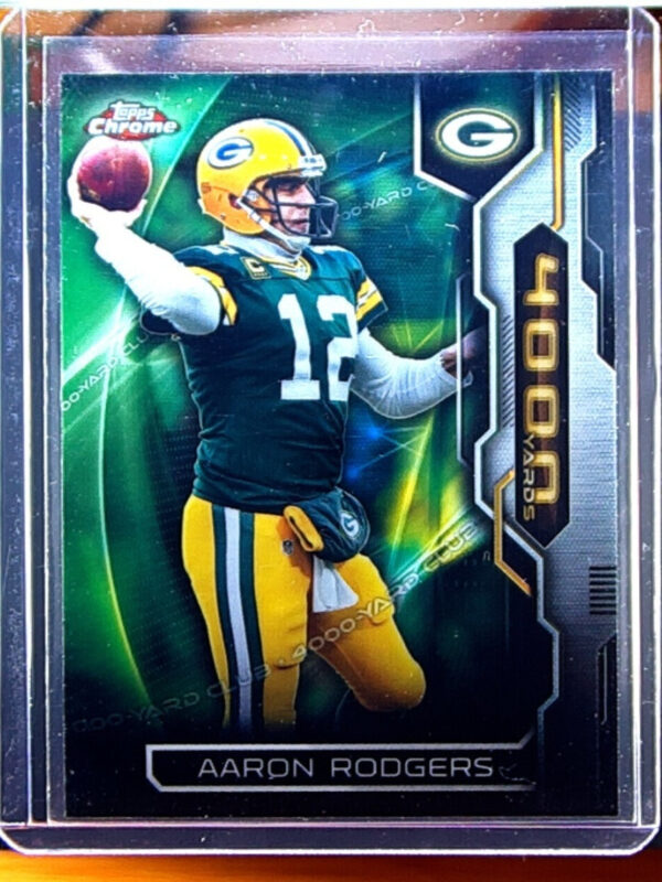 2015 Topps Chrome Aaron Rodgers #AT4K-AR Packers All Time 4000 Yard Club