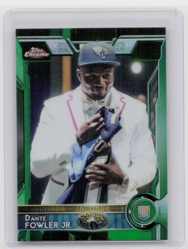 2015 Topps Chrome Dante Fowler Jr. Green Refractor #127 Jaguars
