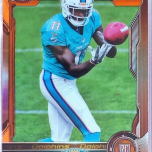 2015 Topps Chrome DeVante Parker Orange Refractor RC #103 Dolphins