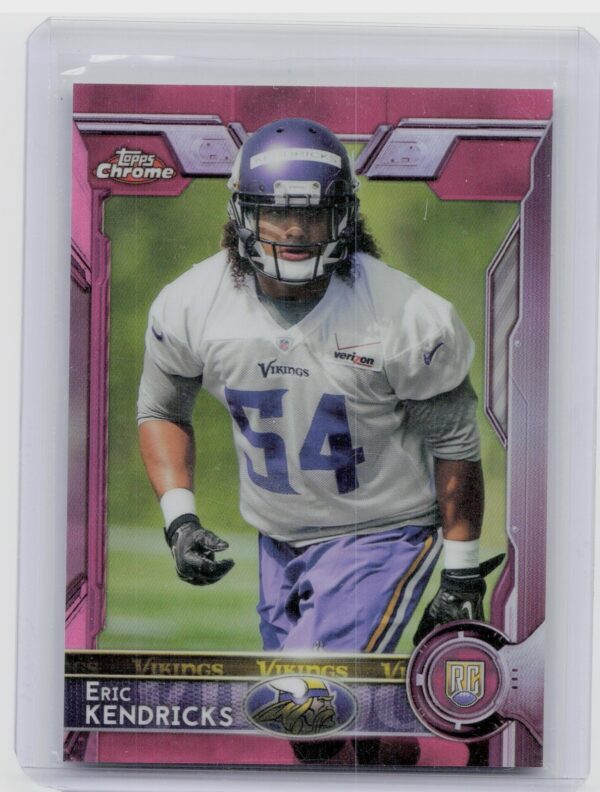 2015 Topps Chrome Eric Kendricks Pink Refractor /399 #181 Vikings