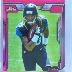 2015 Topps Chrome Mini Rashad Greene Pink BCA Refractors /25 RC #147 Jaguars