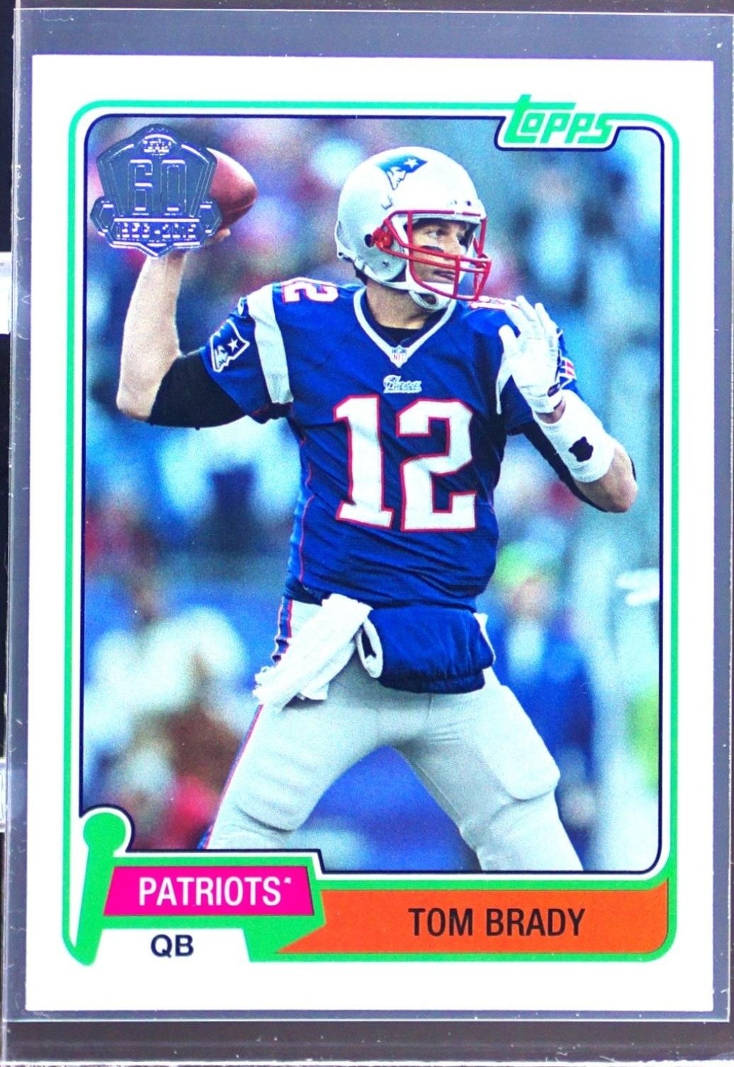 2015 Topps Tom Brady #T60-TB Patriots 60th Anniversary