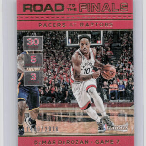 2016-17 Hoops DeMar DeRozan SN2016 #24 Raptors Road to the Finals