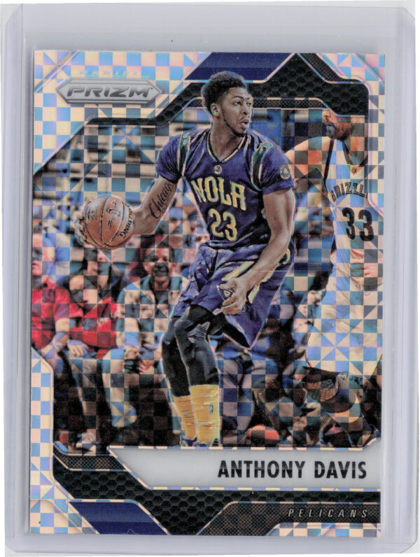 2016-17 Panini Prizm Anthony Davis Starburst Prizms #191 Pelicans