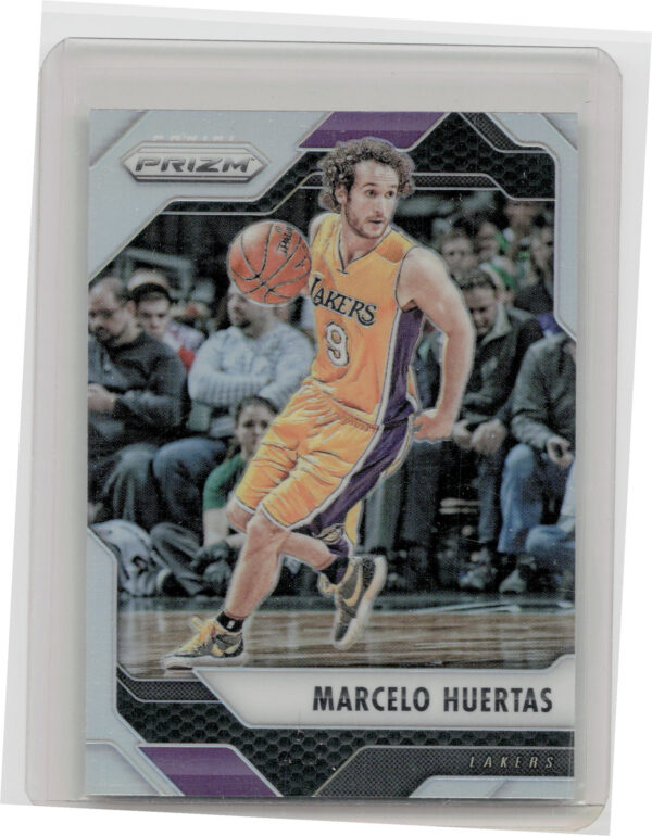 2016-17 Panini Prizm Marcelo Huertas Silver Prizms #139 Lakers