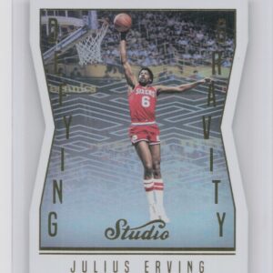 2016-17 Panini Studio Julius Erving #DG-JE 76ers Defying Gravity