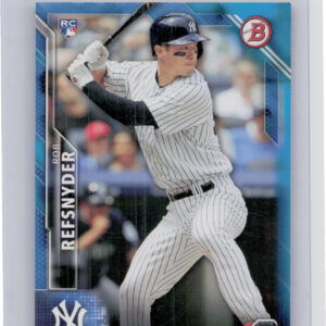2016 Bowman Rob Refsnyder Blue SN150 #127 Yankees