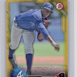 2016 Bowman Touki Toussaint SN50 #BP6 Braves Prospects Gold