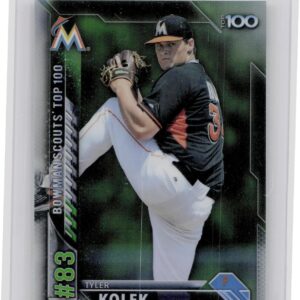 2016 Bowman Tyler Kolek #BTP-83 Marlins Bowman Scouts' Top 100