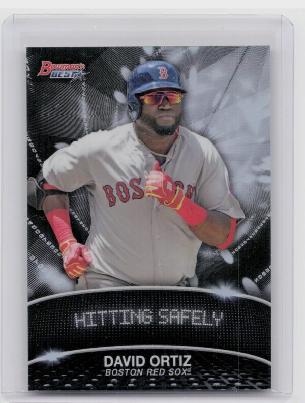 2016 Bowman's Best David Ortiz #SL-DO Sox Stat Lines