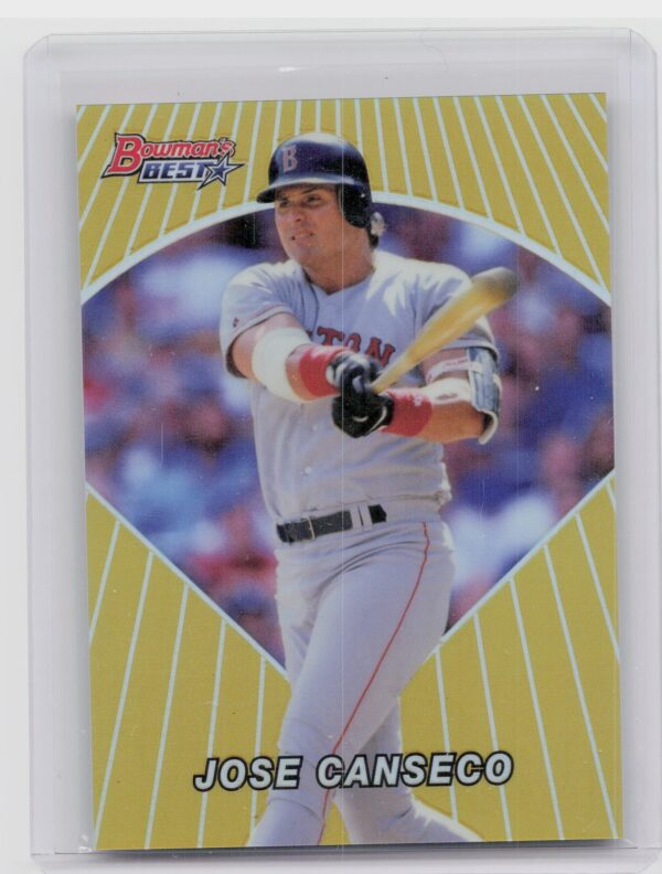 2016 Bowman's Best Jose Canseco #96BB-JC Sox 1996 Bowman's Best