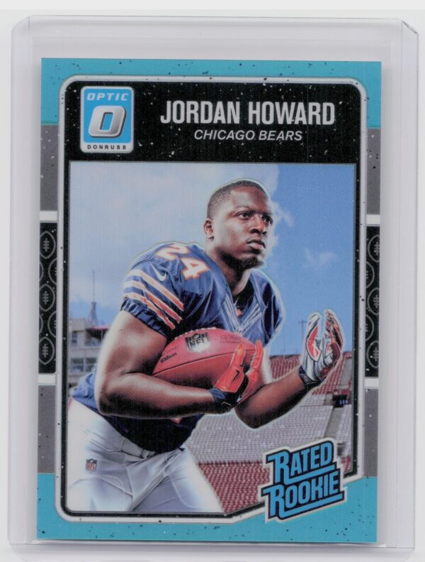 2016 Donruss Optic Jordan Howard Aqua SN299 #177 Bears