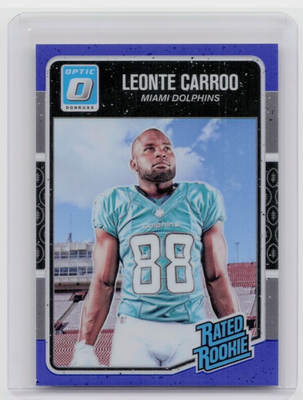 2016 Donruss Optic Leonte Carroo Blue SN149 #184 Dolphins