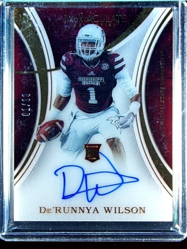 2016 Immaculate Collegiate De'Runnya Wilson AUTO /99 #127 Bulldogs
