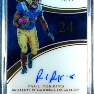 2016 Immaculate Collegiate Paul Perkins AUTO /24 #129 Bruins