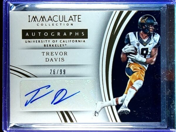 2016 Immaculate Collegiate Trevor Davis AUTO /99 #155 Bears