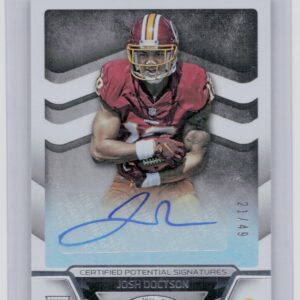 2016 Panini Certified Josh Doctson AU SN49 #CPS-JD Redskins Certified Potential