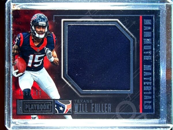 2016 Panini Playbook Will Fuller /199 JSY #6 Texans Mammoth Material