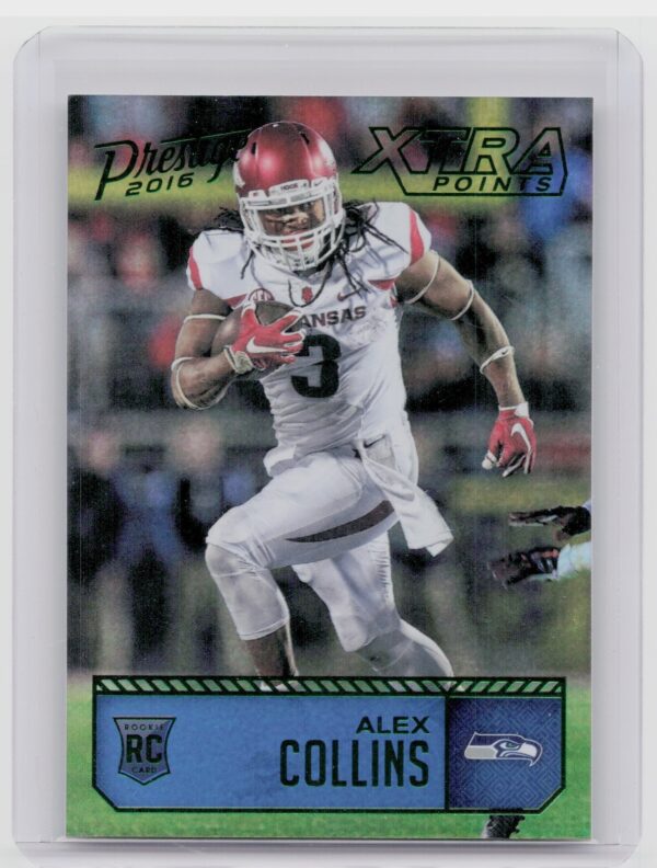 2016 Panini Prestige Alex Collins Xtra Points Green #221 Seahawks