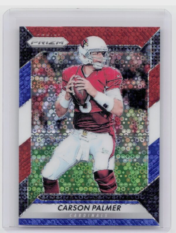 2016 Panini Prizm Carson Palmer Red White & Blue Disco #33 Cardinals