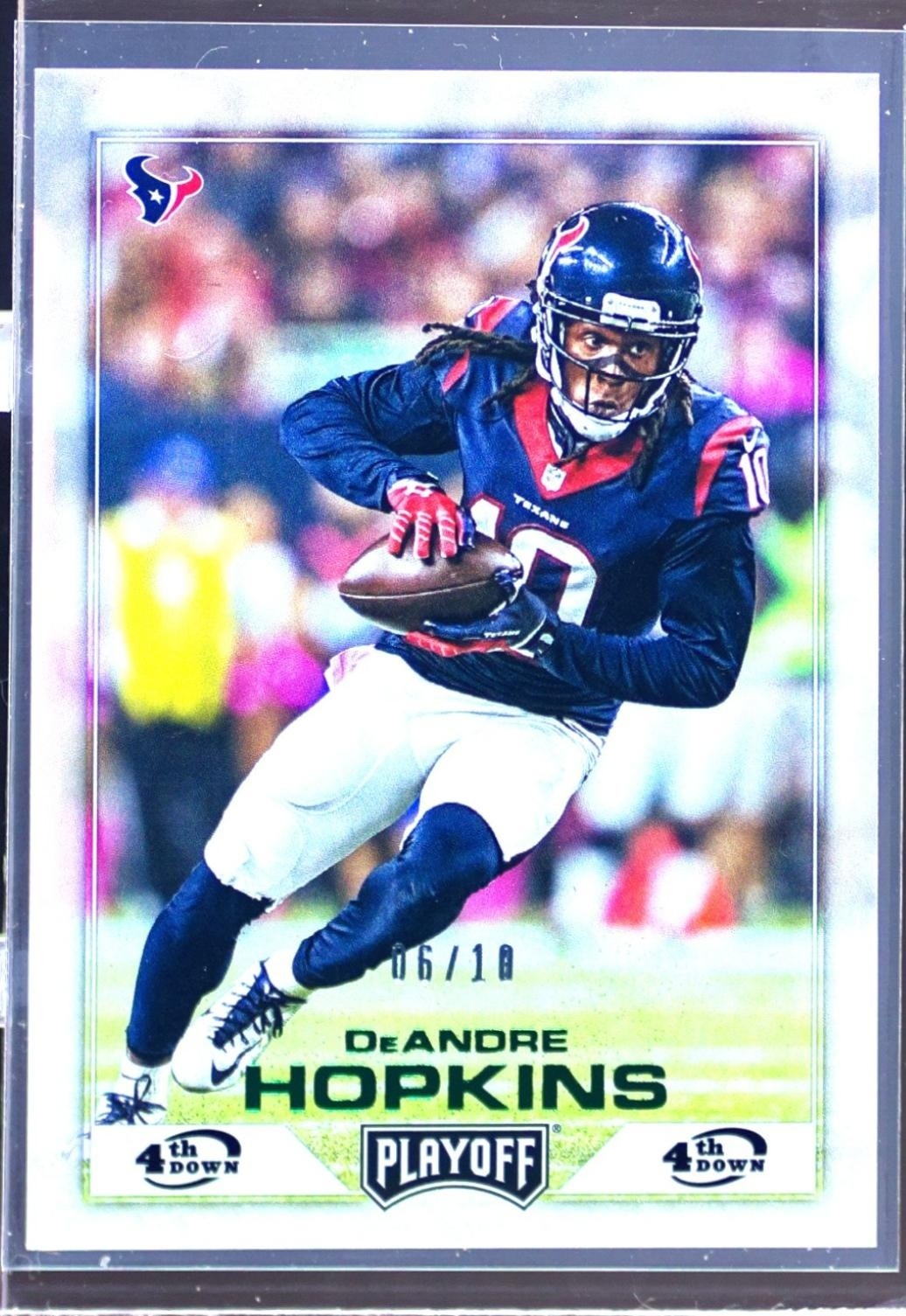 2016 Playoff DeAndre Hopkins 4th Down /10 #76 Texans