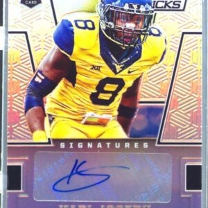 2016 Prizm Collegiate Draft Picks Karl Joseph Auto RC #247 Mountaineers Auto