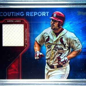 2016 Topps Matt Holliday JSY #SRR-MHO Cardinals Scouting Report Relics