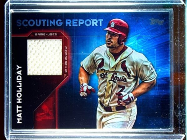 2016 Topps Matt Holliday JSY #SRR-MHO Cardinals Scouting Report Relics