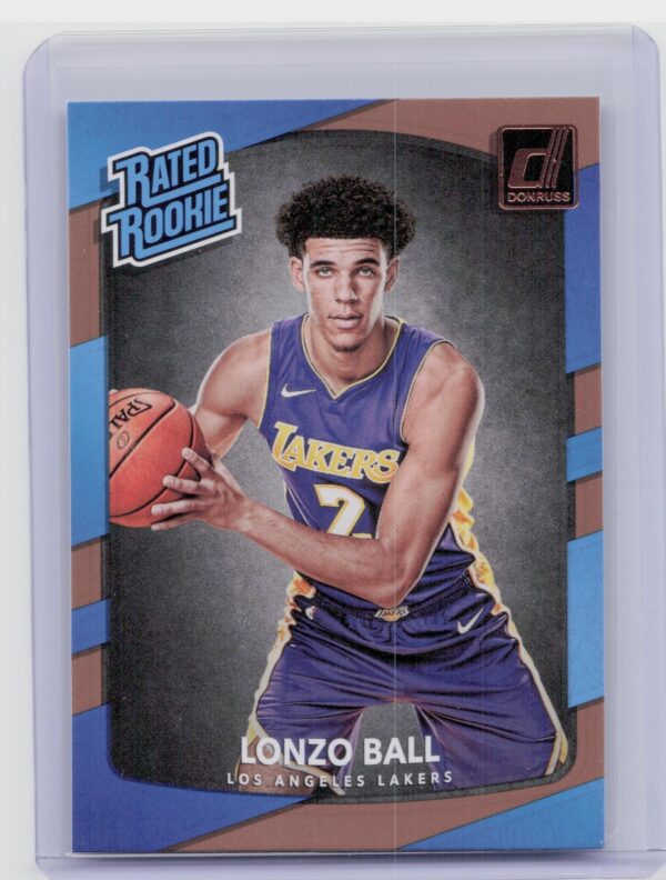 2017-18 Donruss Lonzo Ball RC #199 Lakers