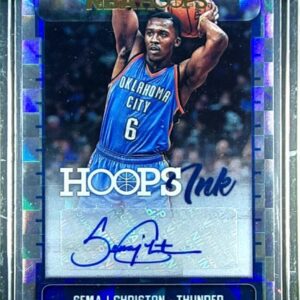 2017-18 Hoops Semaj Christon AUTO #HI-SCN Thunder Hoops Ink