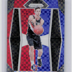 2017-18 Panini Prizm Zach Collins Prizms Red White and Blue #144 Blazers