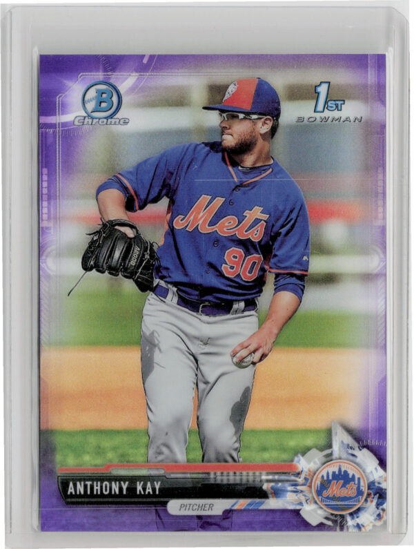 2017 Bowman Chrome Anthony Kay SN250 #BCP246 Mets Prospects Purple Refractor