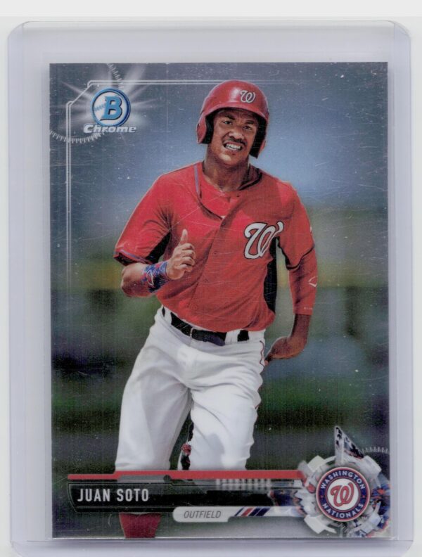 2017 Bowman Chrome Juan Soto #BCP180 Nationals Prospects